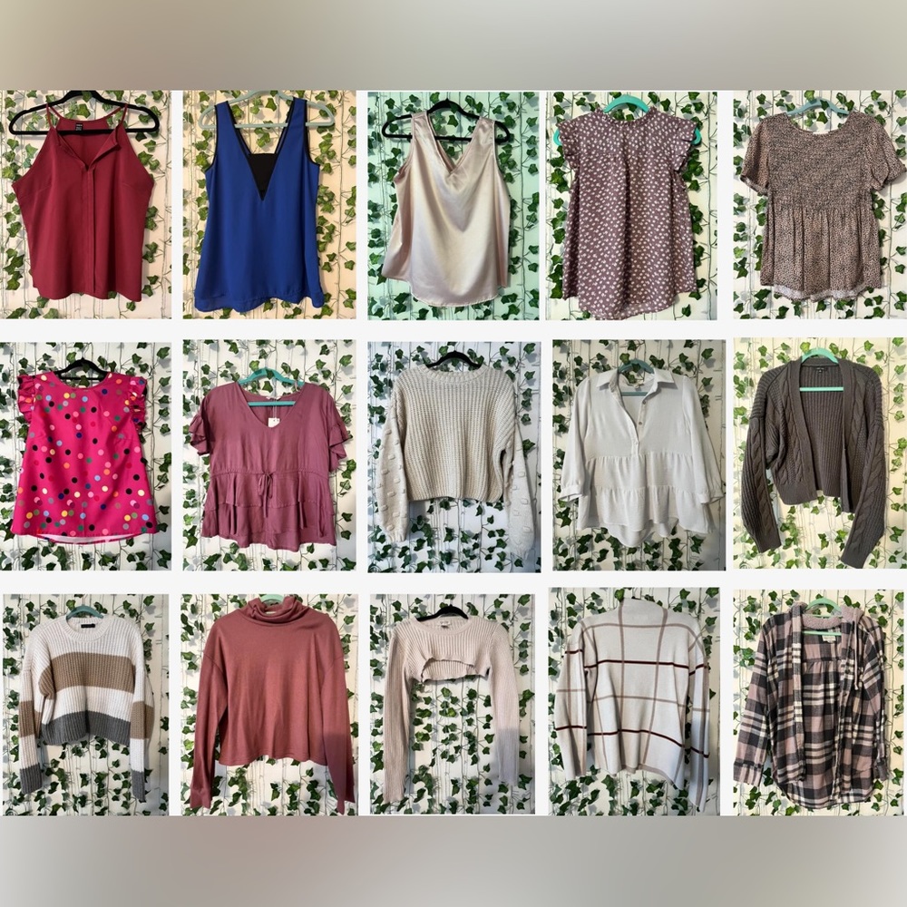 Several women’s shirts